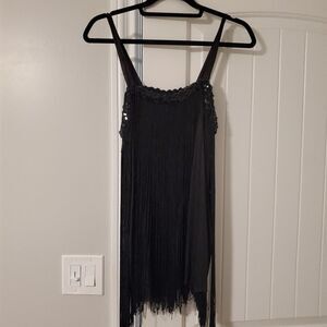 Fringe Flapper Charleston Dress or blouse Size M